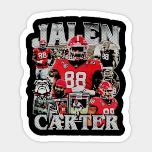 Jalen Carter College Vintage Bootleg Sticker